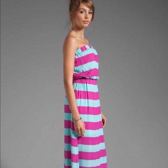 SPLENDID MAGNOLIA STRIPE MAXI DRESS - XS - Picture 2 of 11